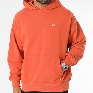 Levi's - A3767 Felpa con cappuccio arancione