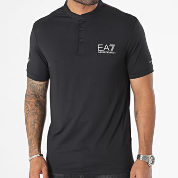 EA7 Emporio Armani - Polo a maniche corte 8NPT21-PJEMZ Nero