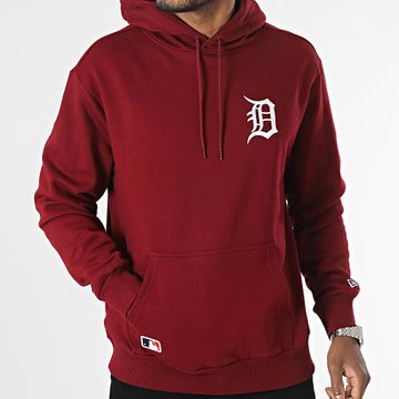New Era - Felpa con cappuccio Detroit Tigers 60416433 Bordeaux