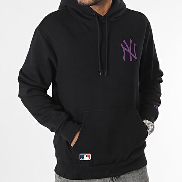 New Era - League Essentials Felpa con cappuccio New York Yankees 60416438 Nero