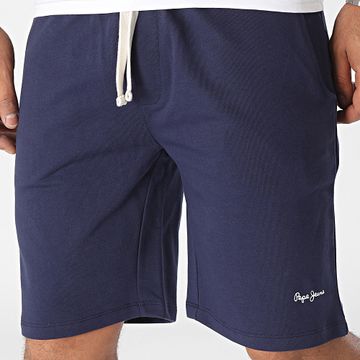 Pepe Jeans - Pantaloncini da jogging Terry Navy