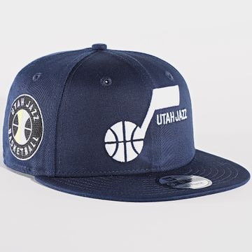 New Era - Cappellino Snapback 9Fifty Patch Utah Jazz Blu Navy