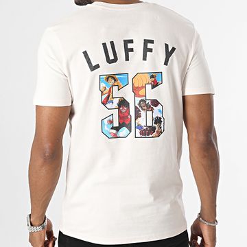 One Piece - Maglietta Luffy 56 Beige