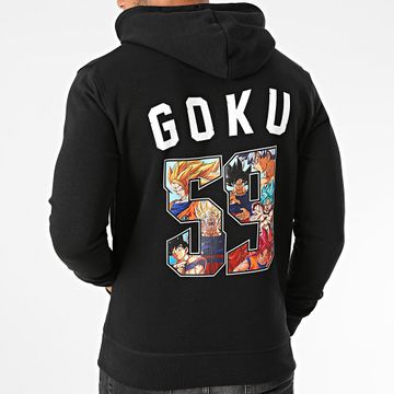 Dragon Ball Z - Felpa con cappuccio Back Goku Nero