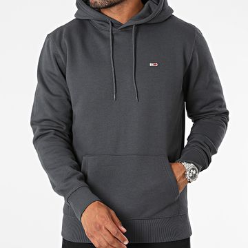 Tommy Jeans - Felpa con cappuccio regular in pile 9593 grigio antracite
