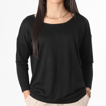 Only - Maglietta a maniche lunghe Elcos Donna Nero