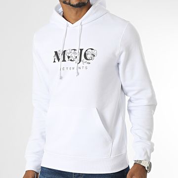MEIITOD - Felpa con cappuccio Mojo Bianco