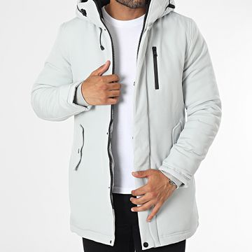 Classic Series - Parka grigio con cappuccio