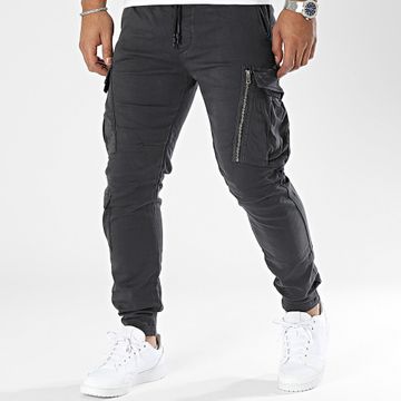 KZR - Pantaloni cargo grigio antracite