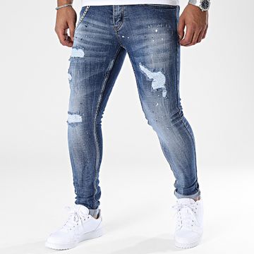 Zelys Paris - Jeans skinny in denim blu