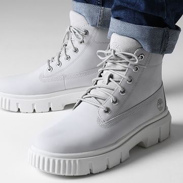 Timberland - Stivali Greyfield A5RPR Grigio chiaro Nubuck