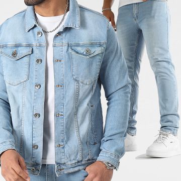 LBO - Set giacca e jeans regular fit 2613 3077 Denim Wash Blue