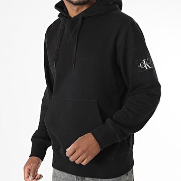Calvin Klein - Felpa con cappuccio 3430 nero