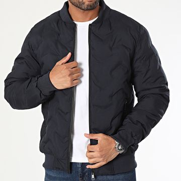 Kymaxx - Giacca bomber blu navy