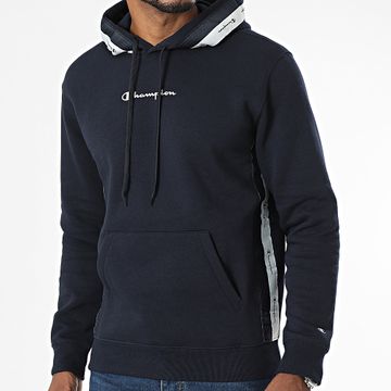 Champion - Felpa con cappuccio 219092 blu navy