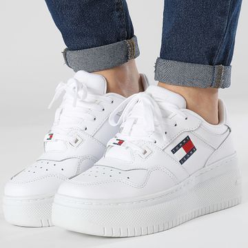 Tommy Jeans - Retro Sneakers Flatform Essential 2506 Bianco Sneakers da donna