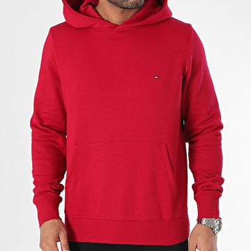 Tommy Hilfiger - Felpa con cappuccio Flag Logo 4266 Rosso
