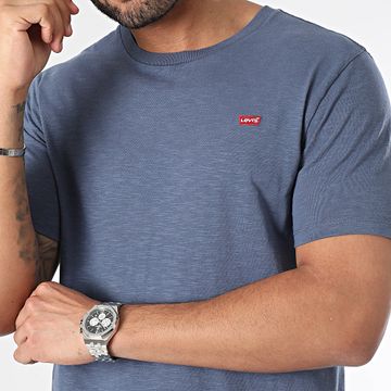 Levi's - 56605 Maglietta da uomo blu screziata