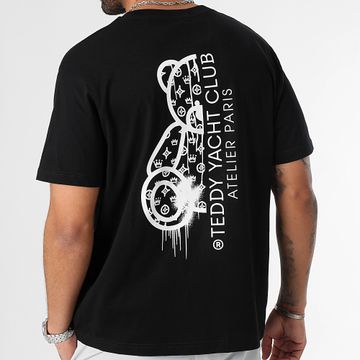 Teddy Yacht Club - Tee Shirt Oversize Large Atelier Paris Nero Bianco