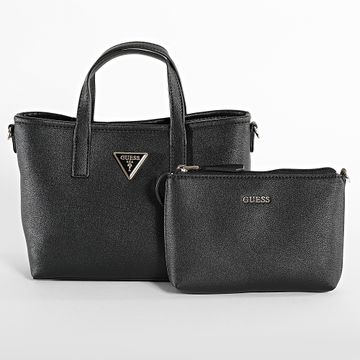 Guess - Lot Borsa e Pochette Donna BG921175 Nero Oro