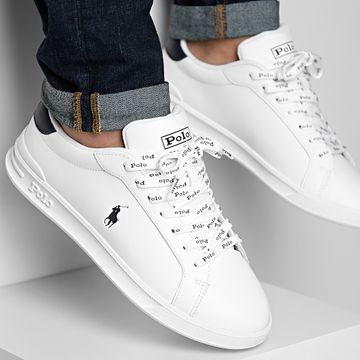Polo Ralph Lauren - Sneakers Heritage Court II Bianco Navy