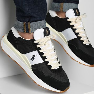 Polo Ralph Lauren - Sneakers Train 89 Nero Bianco