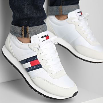 Tommy Jeans - Sneakers Runner Casual Essential 1351 Bianco