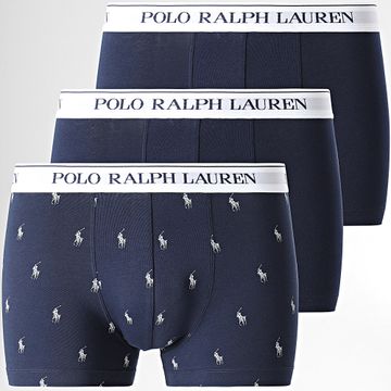 Polo Ralph Lauren - Set di 3 boxer blu navy