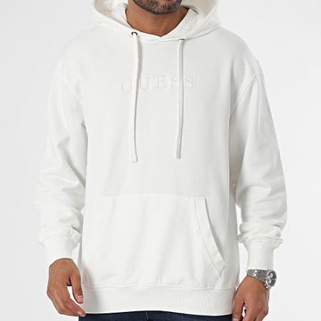 Guess - M4RQ33-K9YI1 Felpa con cappuccio bianco