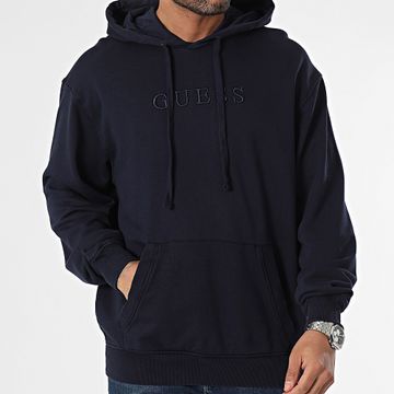 Guess - M4RQ33-K9YI1 Felpa con cappuccio blu navy
