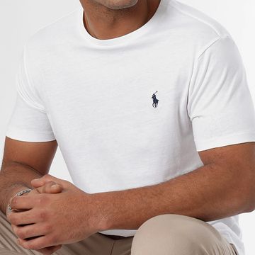 Polo Ralph Lauren - Camicia da tè personalizzata slim fit bianca
