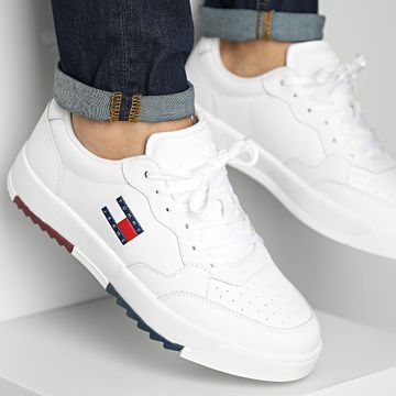 Tommy Jeans - Scarpe da ginnastica Restro Essential 1397 Bianco