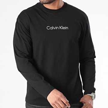 Calvin Klein - Maglietta a maniche lunghe Hero Logo 2396 Nero