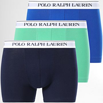 Polo Ralph Lauren - Set di 3 boxer blu navy verde