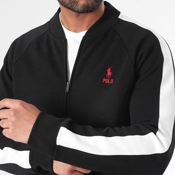 Polo Ralph Lauren - Giacca Original Player Logo Stripe Nero Bianco