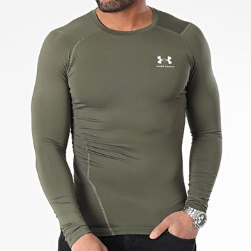 Under Armour - Maglia sportiva a maniche lunghe 1361524 Verde Khaki