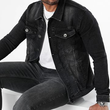 LBO - Set jeans e giacca Black Denim 3264 regular fit