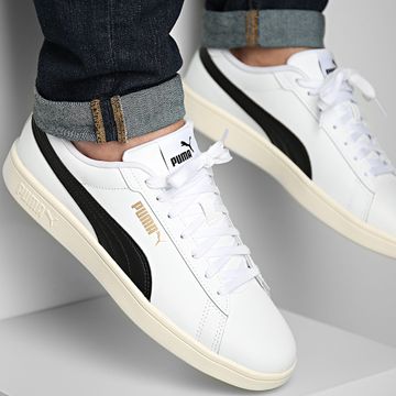 Puma - Sneakers Puma Smash 3.0 390987 Puma Bianco Nero Oro Avorio