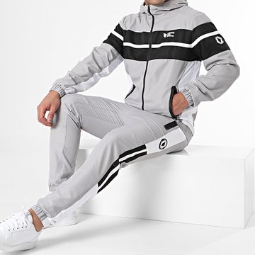 Comme Des Loups - Tuta da ginnastica grigia nera Garros