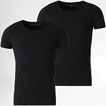 Petrol Industries - Set di 2 camicie slim Rlycra nero