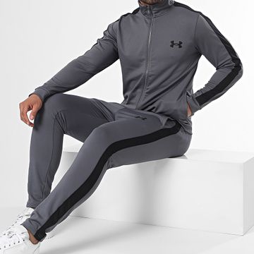 Under Armour - Tuta da ginnastica a righe 1357139 Grigio Nero
