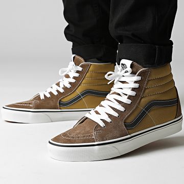 Vans - Scarpe da ginnastica alte Sk8 Hi CMXBF Canvas Suede Pop Brown Mu