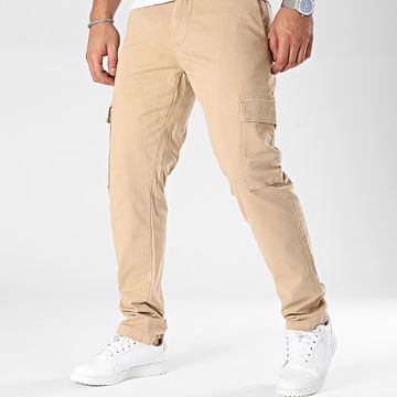 Pepe Jeans - Pantaloni cargo slim PM211641 Beige