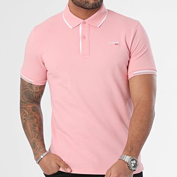 Schott NYC - Polo Devon rosa a maniche corte