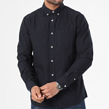Tiffosi - Tommy Camicia a maniche lunghe 10046898 Blu navy