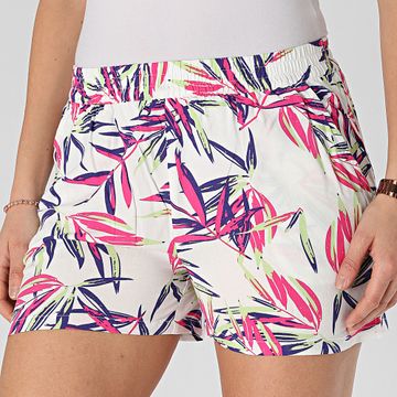 Only - Nova Life Pantaloncini da jogging donna Bianco Rosa Fucsia