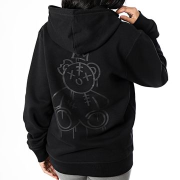 Sale Môme Paris - Felpa con cappuccio King Teddy Donna Nero