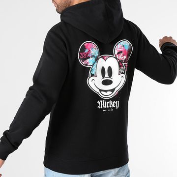 Mickey - Felpa con cappuccio Mickey Front Hand Vice Nero