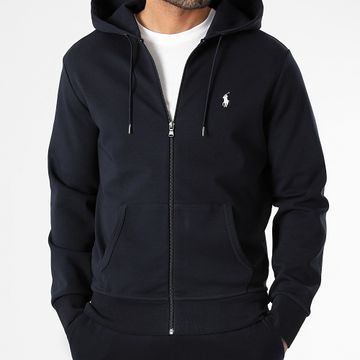Polo Ralph Lauren - Original Player Felpa con zip e cappuccio blu navy