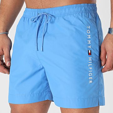 Tommy Hilfiger - Pantaloncini da bagno medi con coulisse 3258 Blu